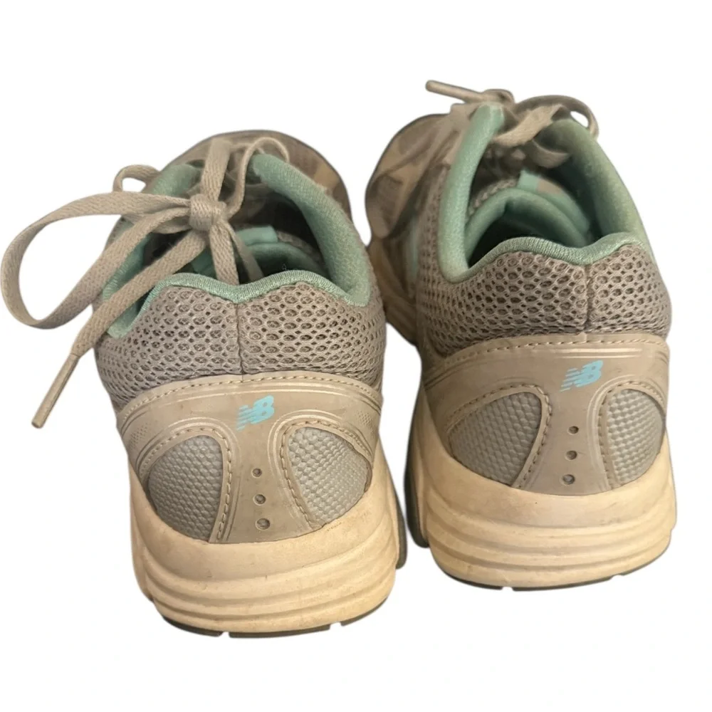 New Balance Women's Gray and Light Blue Athletic Shoes
